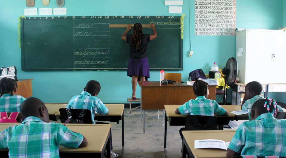 In de tweede klas op OS Latour II