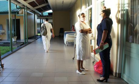 Ingang Academisc Ziekenhuis Paramaribo