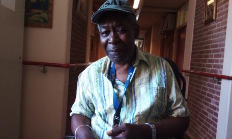 Ex-beroepsmilitair Kenneth Tolid in de Venser