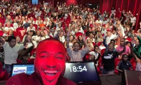 Jayh Jawson tijdens Wereld Sikkelceldag 2023