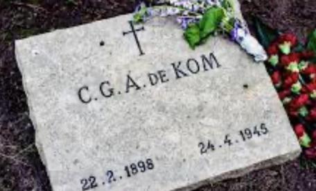 Anton de Kom grafsteen