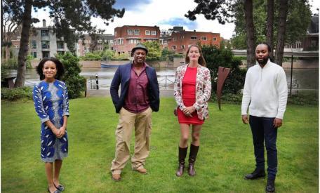 Samira Rafaela, Nelson Carrilho, Nora Kastein, Simion Blom. Foto door Dominique Himmelsbach de Vries