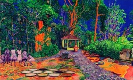 Ruwatan Tanah Air Beta; Reciting Rites in its Sites, door Zico Albaiquni, Courtesy of the artist and Yavus Gallery