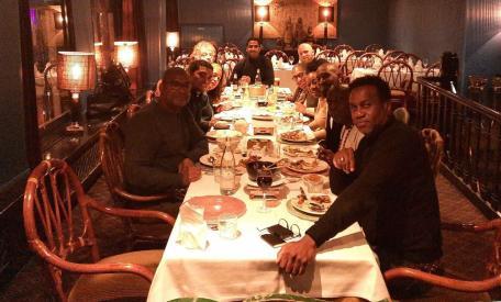 Het glas heffen op BAM 