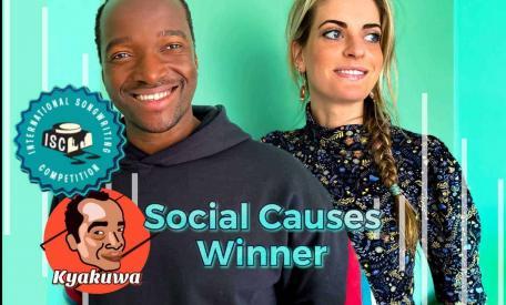 Ugandees/Nederlandse song writer Isaac Bullock en co-schrijver/classical muzikant Marlice Baart