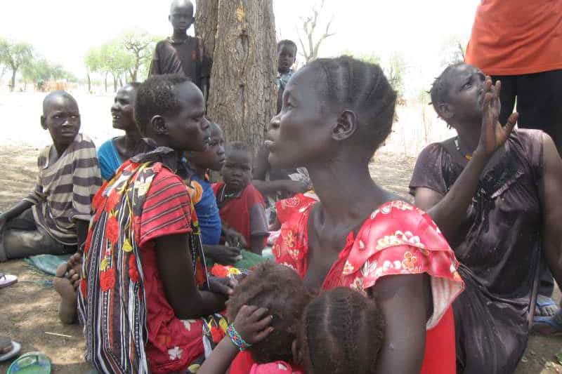Gevluchte vrouwen en kinderen in de Maban County in Zuid Soedan. Foto: UNHCR/P. Rulashe Gevluchte vrouwen en kinderen in de Maban County in Zuid Soedan. Foto: UNHCR/P. Rulashe